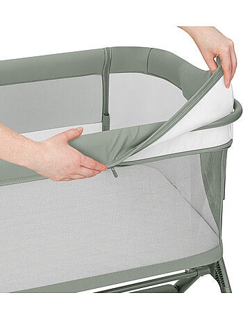 Lit bébé cododo 3en1 LIONELO Leonie Plus - Berceau - Hauteur et inclinaison réglables