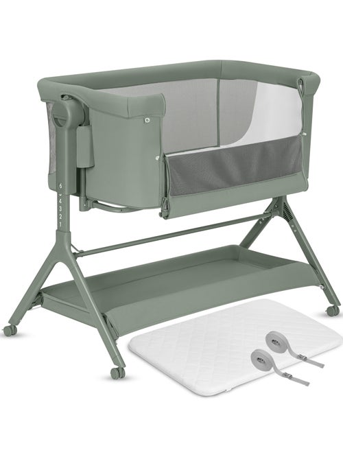 Lit bébé cododo 3en1 LIONELO Leonie Plus - Berceau - Hauteur et inclinaison réglables - Kiabi Lit bébé cododo 3en1 LIONELO Leonie Plus - Berceau - Hauteur et inclinaison réglables - Kiabi
