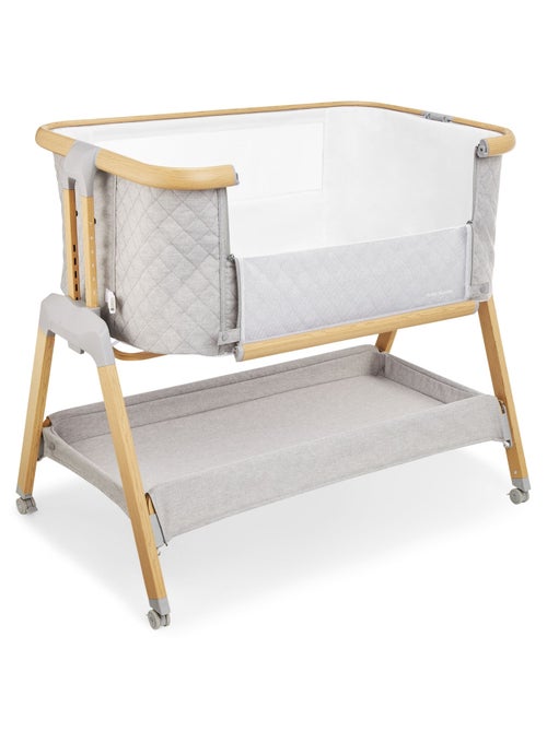 Lit Bébé Cododo 9 kg max, Lit Parapluie, Réglable Hauteur 7 Niveaux, 4 Roues, Côté Latéral Ouvrable - Kiabi