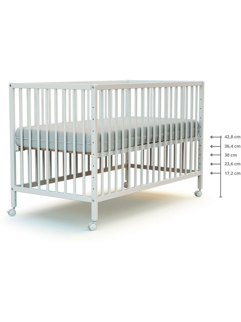 Lit bébé cododo en bois lio Blanc - Kiabi