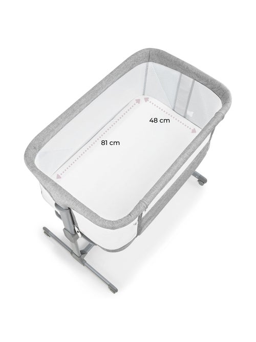 Lit bébé Cododo, Lit Parapluie Pliable, 9 kg max, Réglage 7 Niveaux, 4 Roulettes, Ouverture Latérale - Kiabi