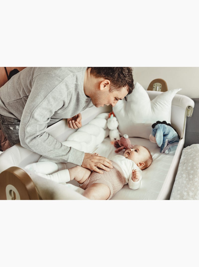 Lit bébé cododo SidebySide - BabyGo Blanc - Kiabi