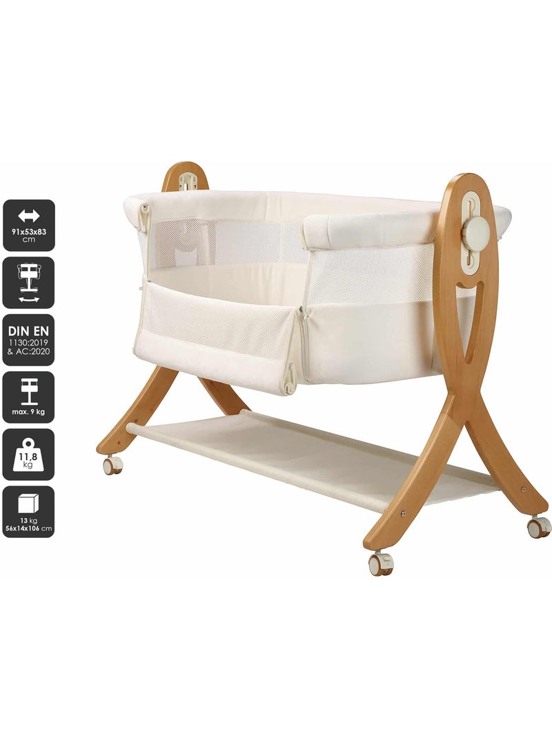 Lit bébé cododo SidebySide - BabyGo Blanc - Kiabi