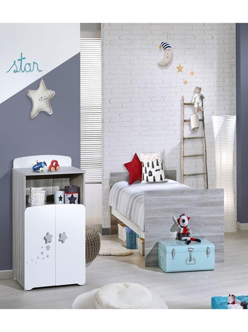 Lit bébé combiné évolutif en bois - BABYPRICE - Kiabi