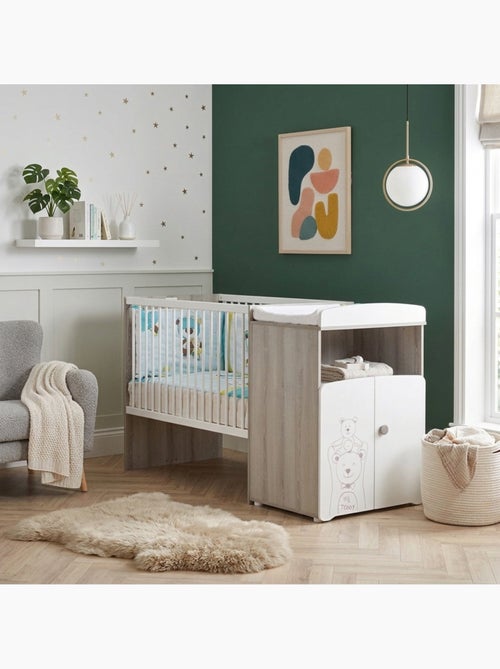 Lit bébé combiné évolutif en bois - BABYPRICE - Kiabi