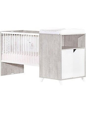 Lit bébé Combiné évolutif en bois - BABYPRICE