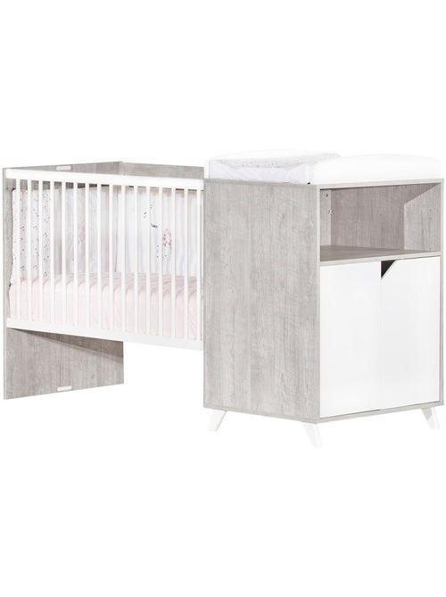 Lit bébé Combiné évolutif en bois - BABYPRICE - Kiabi