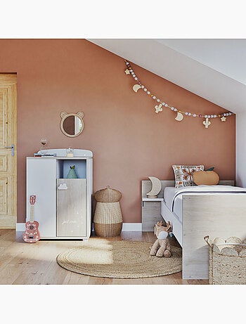 Lit bébé combiné Evolutif en bois - BABYPRICE