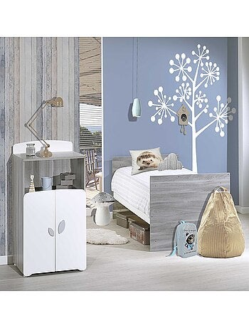 Lit bébé combiné évolutif en bois - BABYPRICE