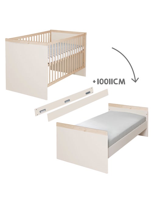 Lit bébé combiné minimaliste 70 × 140 cm Elva Roba - Kiabi