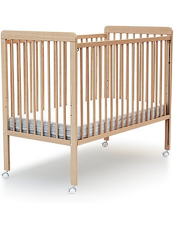 Lit bébé coulissant en bois livo