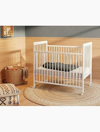 Lit bébé coulissant en bois livo