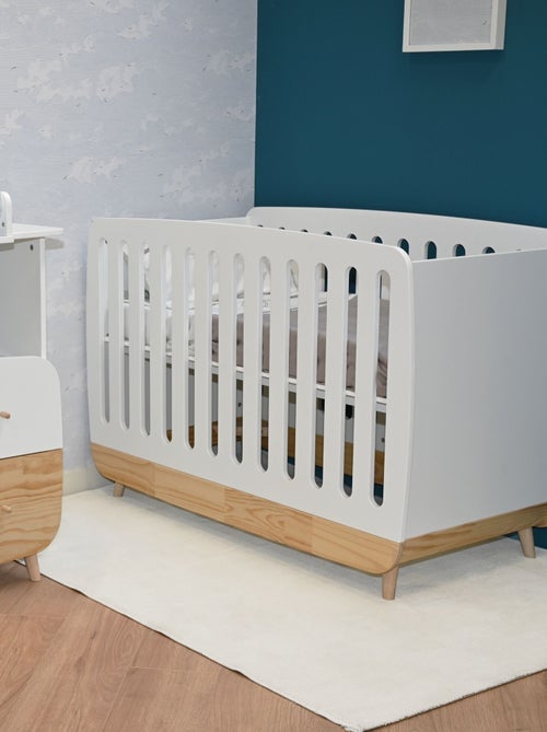 Lit bébé en bois 60x120 - Kiabi