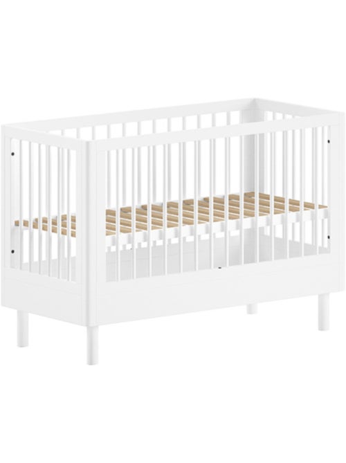 Lit bébé en hêtre massif  AUBANE - Kiabi