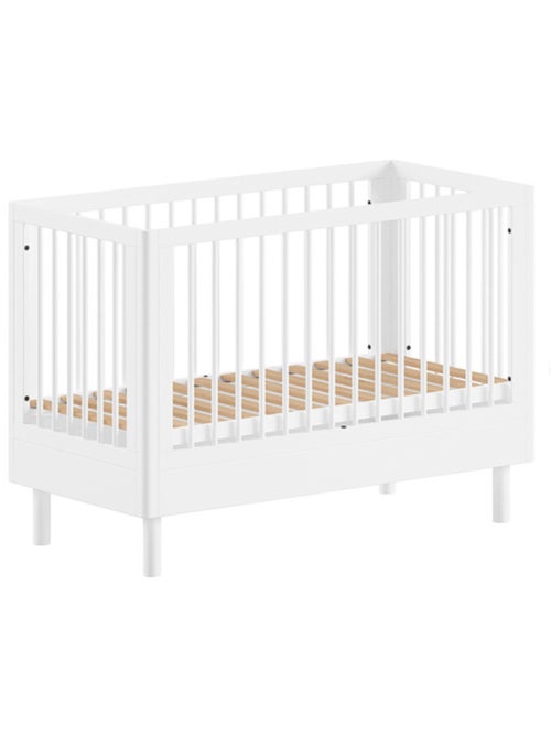 Lit bébé en hêtre massif  AUBANE - Kiabi