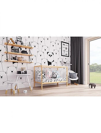 Lit bébé évolutif - ANNA - 120x60 cm