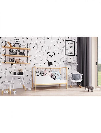 Lit bébé évolutif - ANNA - 120x60 cm