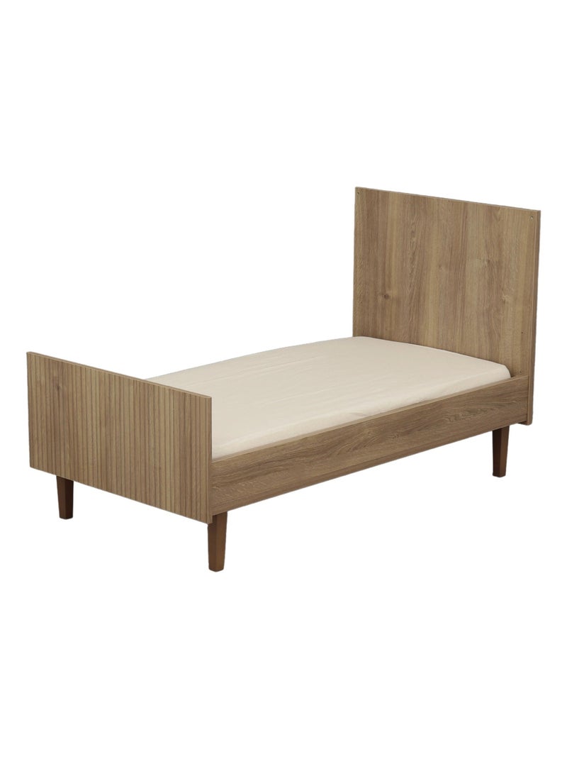 Lit bébé évolutif - Little Big Bed décor imitation bois - SAUTHON Marron - Kiabi
