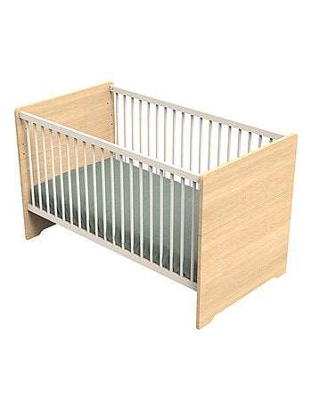 Lit bébé évolutif - Little Big Bed en bois décor chêne miel - SAUTHON