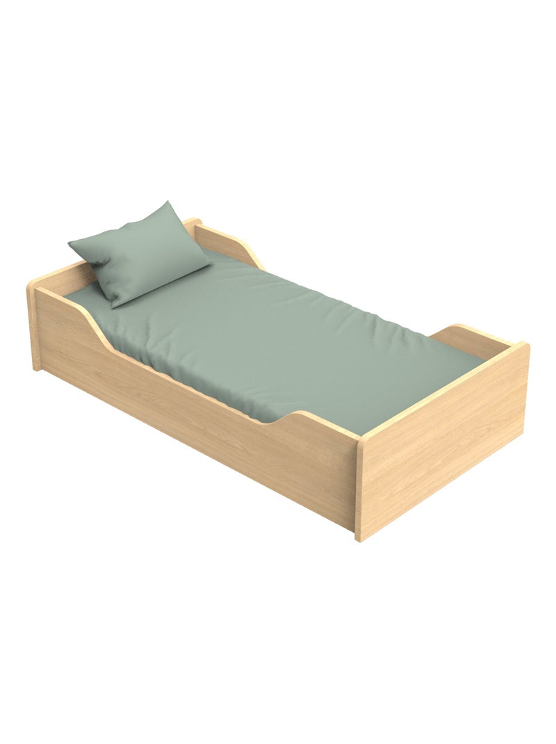 Lit bébé évolutif - Little Big Bed en bois décor chêne miel - SAUTHON Beige - Kiabi
