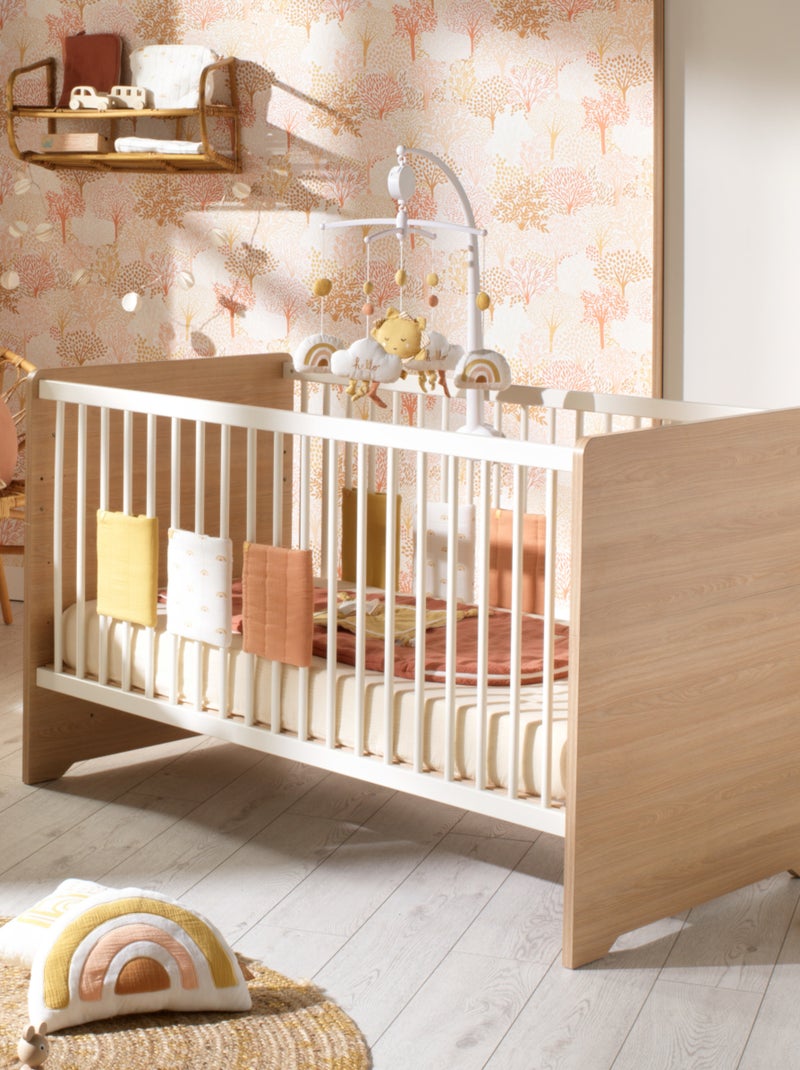 Lit bébé évolutif - Little Big Bed en bois décor chêne miel - SAUTHON Beige - Kiabi