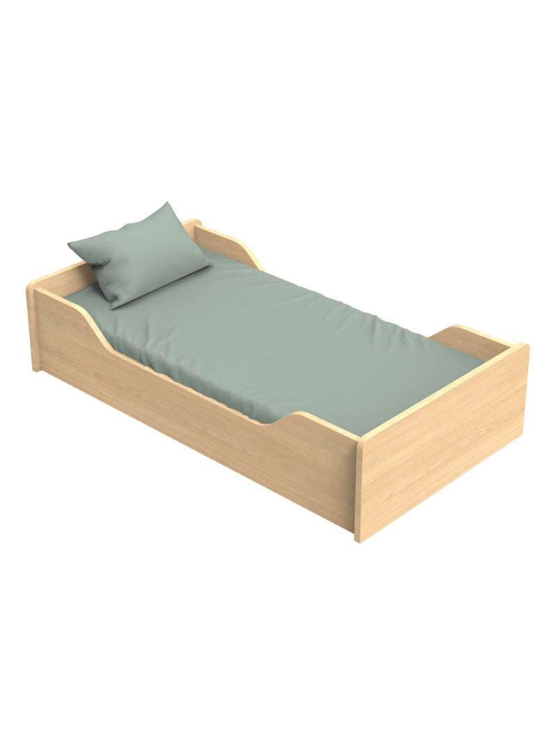 Lit bébé évolutif - Little Big Bed en bois décor chêne miel - SAUTHON Marron - Kiabi