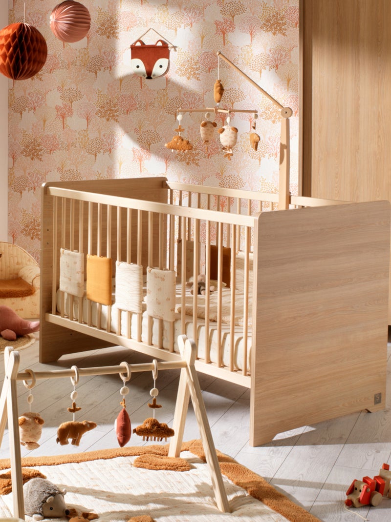 Lit bébé évolutif - Little Big Bed en bois décor chêne miel - SAUTHON Marron - Kiabi
