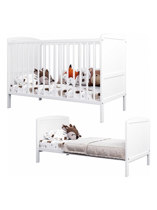 Lit bébé évolutif - LOUIS - 120x60 cm - Kiabi