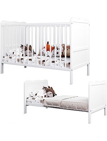 Lit bébé évolutif - LOUISE - 120x60 cm