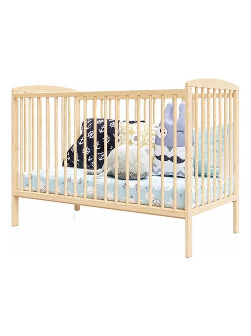 Lit bébé évolutif - NINA - 120x60 cm - Bois - Kiabi Lit bébé évolutif - NINA - 120x60 cm - Bois - Kiabi