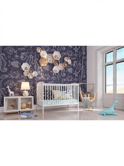 Lit bébé évolutif - NINA - 120x60 cm - Kiabi Lit bébé évolutif - NINA - 120x60 cm - Kiabi