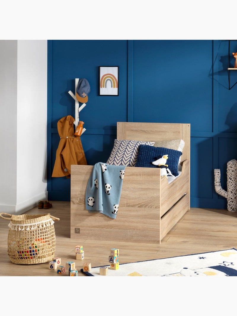 Lit bébé évolutif - SAUTHON Marron - Kiabi