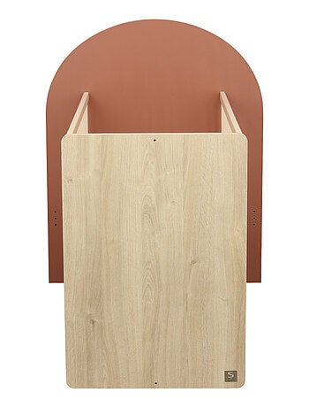 Lit bébé évolutif 120x60 en 90x190- tête de lit arche - SAUTHON