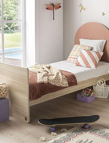 Lit bébé évolutif 120x60 en 90x190- tête de lit arche - SAUTHON