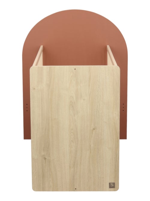 Lit bébé évolutif 120x60 en 90x190- tête de lit arche - SAUTHON - Kiabi