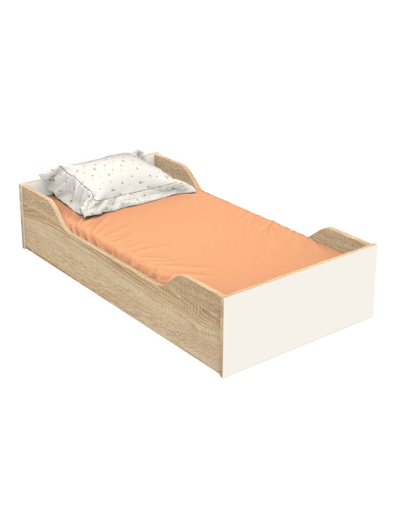 Lit bébé évolutif 140x70 - Little Big Bed - SAUTHON Ecru - Kiabi