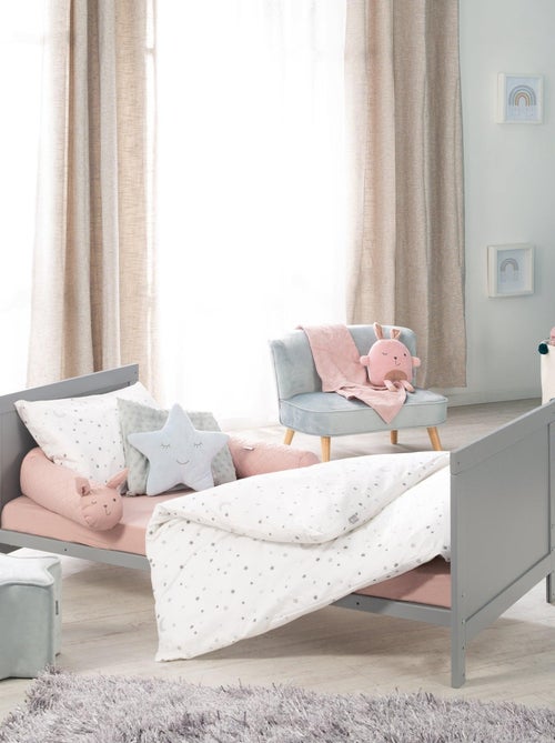 Lit bébé évolutif 70 x 140 avec literie 'Sternenzauber' ROBA - Kiabi