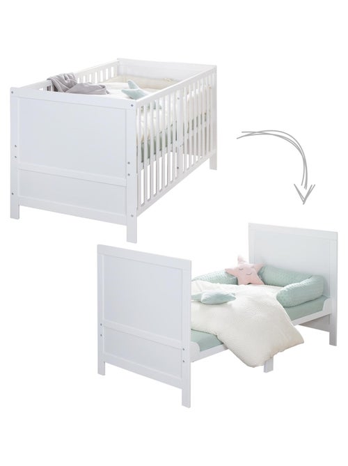 Lit bébé évolutif 70 x 140 convertible en lit enfant 'Easy Sleep' ROBA - Kiabi