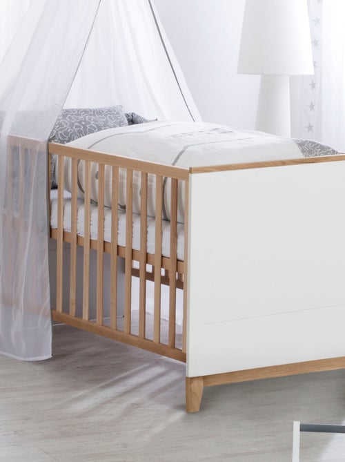 Lit bébé évolutif 70 x 140 convertible en lit enfant 'Finn' ROBA - Kiabi Lit bébé évolutif 70 x 140 convertible en lit enfant 'Finn' ROBA - Kiabi
