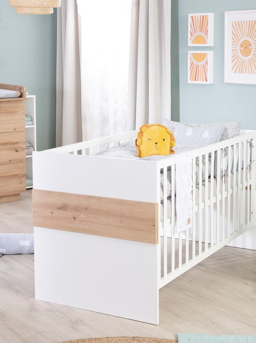 Lit bébé évolutif 70 x 140 convertible en lit enfant 'Lion' ROBA - Kiabi Lit bébé évolutif 70 x 140 convertible en lit enfant 'Lion' ROBA - Kiabi