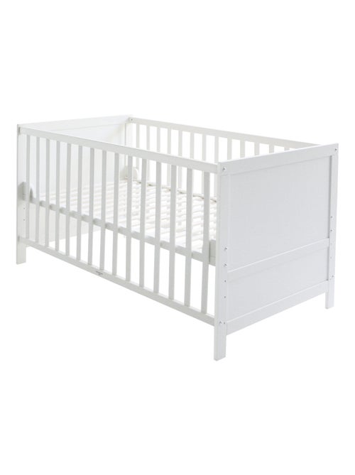 Lit bébé évolutif 70 x 140 convertible en lit enfant ROBA - Kiabi Lit bébé évolutif 70 x 140 convertible en lit enfant ROBA - Kiabi