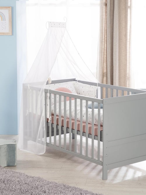 Lit bébé évolutif 70 x 140 convertible en lit enfant ROBA - Kiabi