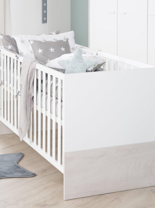 Lit bébé évolutif 70 x 140 convertible en lit junior 'Julia' ROBA - Kiabi