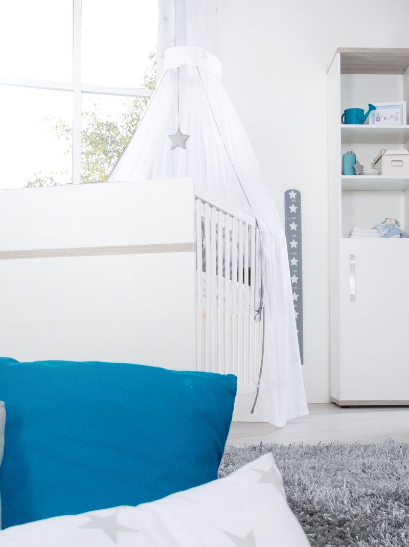 Lit bébé évolutif 70 x 140 convertible en lit junior 'Moritz' ROBA Blanc - Kiabi