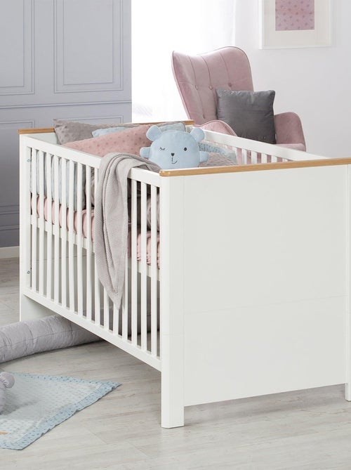 Lit bébé évolutif 70 x 140 transformable en lit junior 'Ava' ROBA - Kiabi