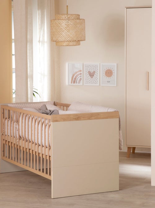 Lit bébé évolutif 70 x 140 transformable en lit junior 'Jil' ROBA - Kiabi