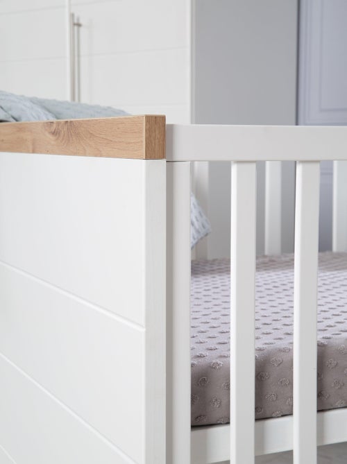 Lit bébé évolutif 70 x 140 transformable en lit junior 'Nele' ROBA - Kiabi