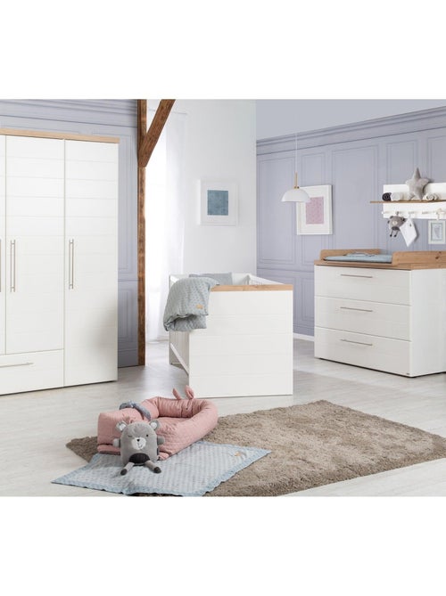 Lit bébé évolutif 70 x 140 transformable en lit junior 'Nele' ROBA - Kiabi