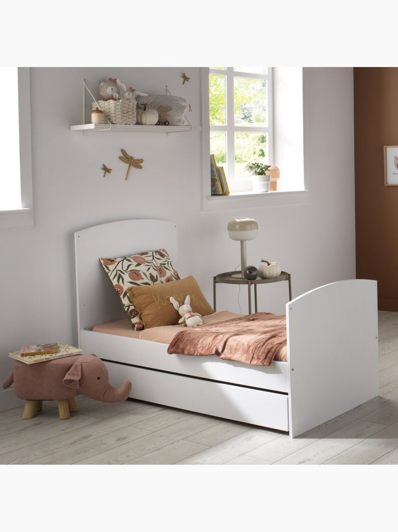 Lit bébé évolutif 70x140 - Little Big Bed - têtes de lit panneaux - SAUTHON Blanc - Kiabi