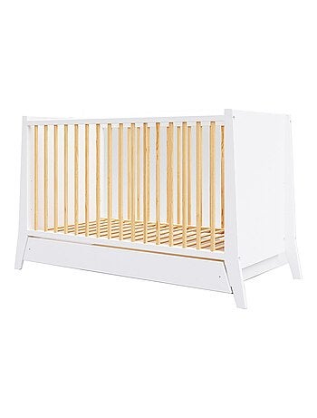 Lit bébé évolutif avec tiroir - ZOÉ - 120x60 cm